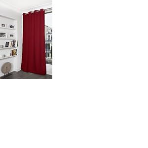 Moondream HM69R11AA MOONDREAM Rideau Coton Bordeaux 145 x 260 cm