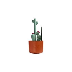 RIIMUHIR Boon Cacti Bottle Cleaning Brush Set, Terracotta