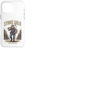 Strike Gold San Francisco Cool Football City Sport Fan Coque pour iPhone 16 Pro Max