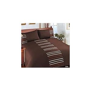 Rapport Parure de lit de Manhattan, Marron, Simple