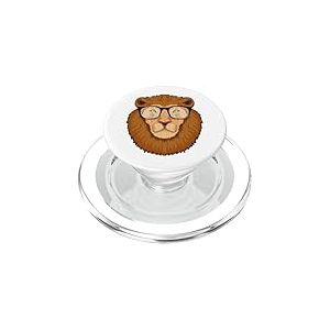 Lion Intello Lunettes PopSockets PopGrip pour MagSafe