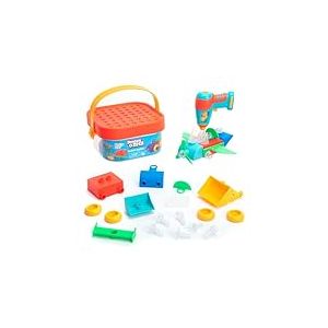 Learning Resources Seau de construction Design & Drill , jouet STEM, 41 pi&egrave;ces avec perceuse &eacute;lectrique en plastique, jouets de voyage pour gar&ccedil;ons et filles, &agrave; partir de 3 ans