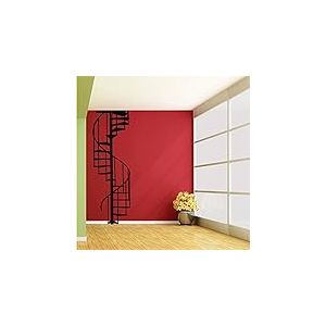 TATOUTEX Stickers Escalier en colimaçon - Chocolat, L 50cm x H 141cm