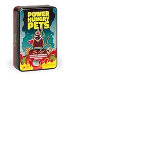 Exploding Kittens Power Hungry Pets in Collectible Tin by 2-6 Players - Ages 7+ - 15 Minutes to Play - Strategic and Simple Card Game - Party Game, Family Game Night, Kid and Adult Card Game