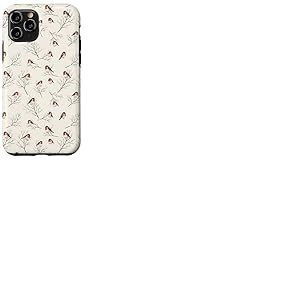 Vintage Redbreast Branches d'hiver Nues Coque pour iPhone 11 Pro