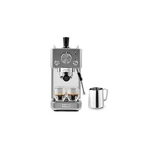 Breville Barista Max+ machine à expresso, latte et cappuccino | Mouture et dosage intelligent | Minuteur d'extraction précis | Mousseur de lait intégré | Pompe italienne 15 bars | Noir [VCF152X]