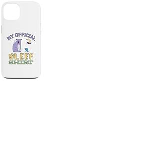 Pyjama de nuit femme et Hommes Chat sleep shirt de nuit Coque pour iPhone 13