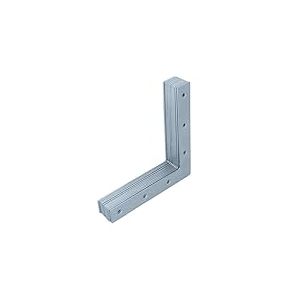 HELPMATE - 12 pièces équerres plates 120x120x18mm - Raccord en bois électrozingué & passivé bleu - Equerre d'angle avec une excellente protection contre la corrosion, stable & durable - montage facile