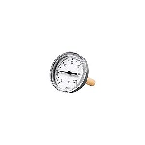 Riegler 102770 Thermomètre bimétallique arrière G 1/2, longueur de tige d'immersion 100 mm