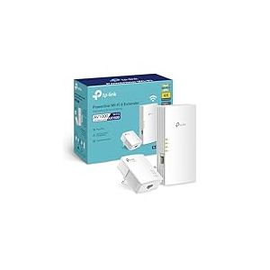 TP-Link TL-WPA7817 KIT 1000Mbps CPL WiFi 6 AX1500Mbps Adaptateur R&eacute;seau CPL, Homeplug AV2 1000Mbps, Boitier CPL WiFi Ethernet, Brancher et Utiliser, Port Ethernet Gigabit, EasyMesh, CPL Fibre
