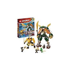 LEGO Ninjago Lloyd en Arins ninjateammecha, Mechs Set met 2 Combineerbare Actiefiguren en 5 Minifiguren, Ninja Bouwpakket voor Kinderen, Rollenspel Cadeau voor Jongens en Meisjes 71794