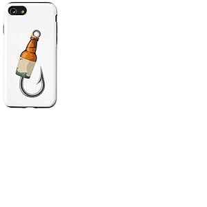 Bière Hameçon Poisson Lotte Pêche Pêcheur Boire Coque pour iPhone SE (2020) / 7 / 8