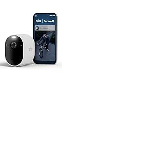 Arlo Pro 6, Cam&eacute;ra de Surveillance WiFi Ext&eacute;rieure sans Fil 2K+ HDR, D&eacute;tection par IA, Vision Nocturne Couleur, Audio bidirectionnel, Compatible avec Alexa, Essai Arlo Secure Inclus, 1 Cam&eacute;ra