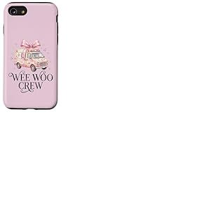Wee Woo Crew Ambulance Coquette Noeud Mignon Ambulance ambulancier ambulancier ambulancier Coque pour iPhone SE (2020) / 7/8