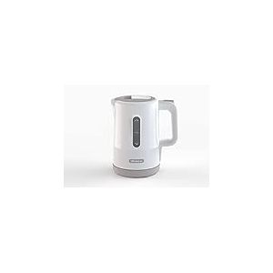 Ariete Bouilloire Breakfast 2845, Bouilloire Électrique avec Niveau d'Eau Visible, Base Sans Fil 360°, Arrêt Automatique, Couvercle de Sécurité, Capacité 1.7 L, 2200W, Blanc