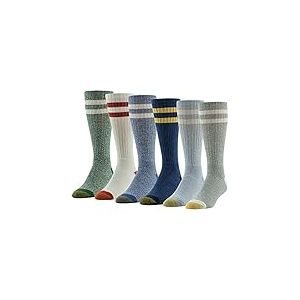 GOLDTOE Harrington Chaussettes mi-mollet pour homme, plusieurs paires, Large