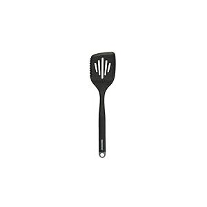 Progress BW09568GEU7 Shimmer Spatule &agrave; Fentes pour Servir et S&eacute;parer les Aliments, Nylon Ustensile de Cuisine Multifonction, grattoir &agrave; ail int&eacute;gr&eacute;, Manche avec rangement crochet de suspension
