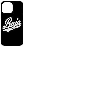 Baja California Varsity Script Classic Sport Jersey Style Coque pour iPhone 13 Pro Max