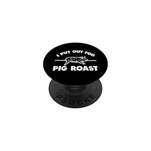 V&ecirc;tements de r&ocirc;ti de Porc - Design Amusant pour Les Amateurs de r&ocirc;tis PopSockets PopGrip Adh&eacute;sif