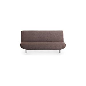 ECOMMERC3 Housse de canapé lit 3 Places clic-clac bi-élastique - Housse de canapé Marron protectrice Super élastique pour canapés clic-clac, Livre et futon