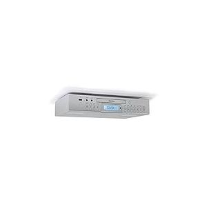 Karcher RA 2050 Radio encastrable (Radio FM, Lecteur CD, USB, Chargeur USB, minuterie de Compte à rebours, télécommande) Argent