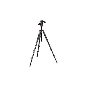 Manfrotto Kit Tr&eacute;pied &agrave; 3 Parties avec Rotule en Aluminium, Support pour Smartphone, Stabilisateur Appareil Photo, Bras Magique, Accessoires de Photographie
