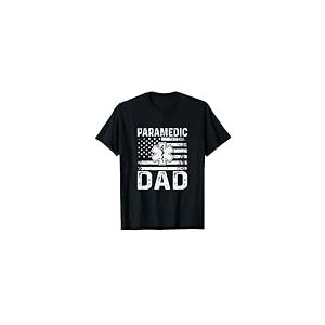 Drapeau américain ambulancier ambulancier ambulancier EMT T-Shirt