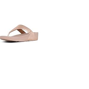 Fitflop Femme Lulu Leather Toe Post Tongues, Rose Gold, 37.5 EU