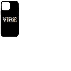 Vibe Lettres imprim&eacute;es l&eacute;opard Coque pour iPhone 12 Pro Max
