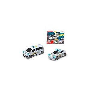 Dickie Toys 203712014SDN - Voiture de Police norvégienne avec Son et lumière - Disponible en Porsche, Mercedes et Citroën, 15 cm, à partir de 3 Ans, Piles incluses