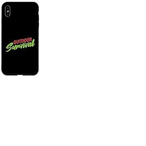 Survie en plein air Bushcraft Nature Wildnis Survival Training Coque pour iPhone XS Max