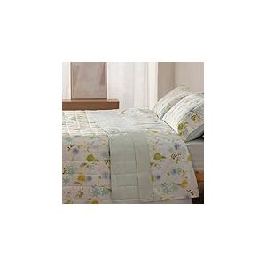 Burrito Blanco Couvre-lit boutis pour lit de 90 cm (+ Dimensions Disponibles) Motif 140 cm Vert (90 x 190/200 cm)