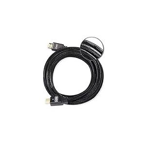 club3D HDMI Câble de raccordement Fiche mâle HDMI-A, Fiche mâle HDMI-A 15.00 m Noir CAC-2314 Ignifuge Câble HDMI