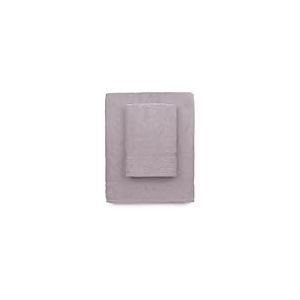 zer0bed, Serviettes de Bain Lilas, 2 Serviettes de Bain, Serviette de Visage, Serviette de Bidet, Couleur Unie, Lilas, 100% Coton, Lot de 2 pi&egrave;ces