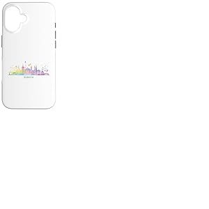 Zuricher Skyline Paysage Urbain coloré Zurich Coque pour iPhone 16