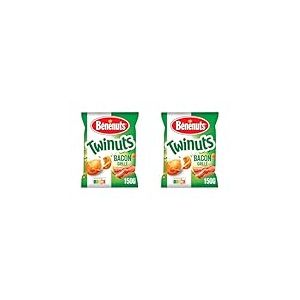 Benenuts Twinuts Goût Bacon Cacahuètes 150 g (Lot de 2)