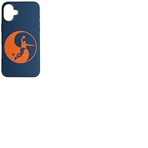 Joueur de Basket-Ball Yin-Yang-Symbol Basketball Basketball Coque pour iPhone 16 Plus