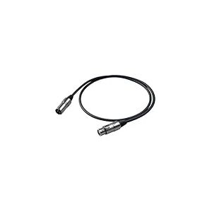 Proel bulk250lu6 6 m XLR (3-Pin) XLR (3-Pin) Noir C&acirc;ble Audio