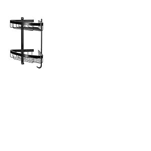 Croydex Rangement de Douche Noir Taille Unique