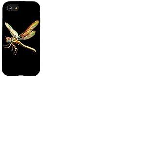 Libellule Dragonfly Insectes Volants Ailes Colorées Douces Coque pour iPhone SE (2020) / 7 / 8