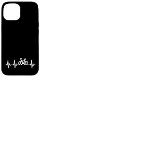 V&eacute;lo Artificiel avec Battement de c&oelig;ur - &Eacute;lectrocardiogramme Coque pour iPhone 15