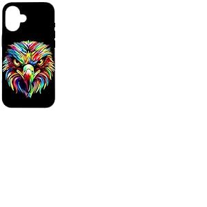 Aigle Pop Art Couleurs Vives Aigle Royal Fauconnier Chasseur Coque pour iPhone 16