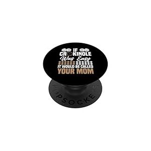 Amateur de crokinole, joueuse passionnée, Maman, crokinole PopSockets PopGrip Adhésif