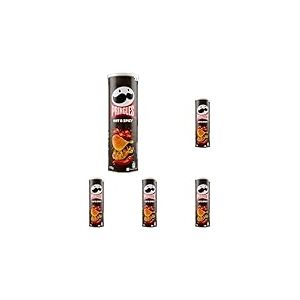 Pringles Chips Tuiles Hot/Spicy 175 g (Lot de 5)