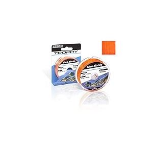 Zebco Trophée Manie Monofilament Ligne de Pêche Accessoires Tout Rond Ligne Rouge Fluo 0,25 mm/5 kg