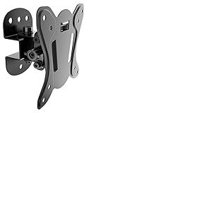 RICOO Support Mural TV Universel N0811 13-29 Pouces (33-74cm) Inclinanble Orientable Fix ation Murale Plat écran LED PC incurvé VESA Bras pour Moniteur