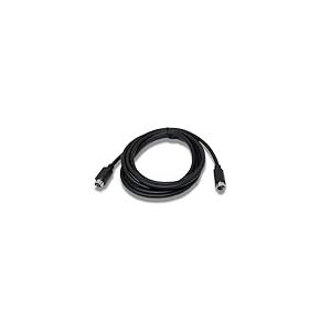 System-S S-Video Câble 180 cm DIN 7 broches mâle vers mâle Noir