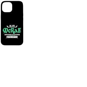 Kin McRae Mischief and Mayhem Since The Middle Age Coque pour iPhone 15