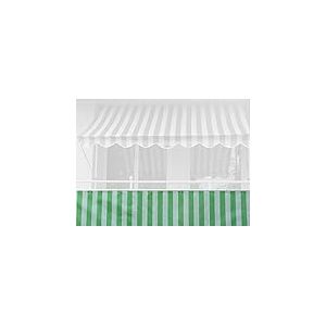 Angerer Brise-Vue pour Balcon Design Vert-Blanc Hauteur 75 cm, 8 mètres