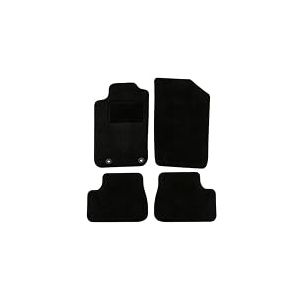 DBS - Tapis de Voiture - sur Mesure pour 206/206 SW / 206+ (1998 à 2013) - avec Clips de Fixation - Tapis de Sol antidérapant pour Automobile - 4 pièces